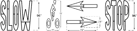 Pavement Marking Symbols