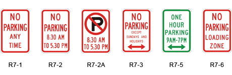 Parking Signs