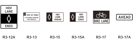 Regulatory Signs